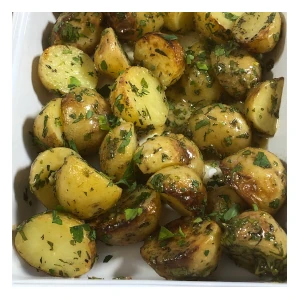 Healthy air fryer baby potatoes