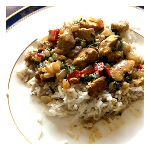 thai basil coconut chicken